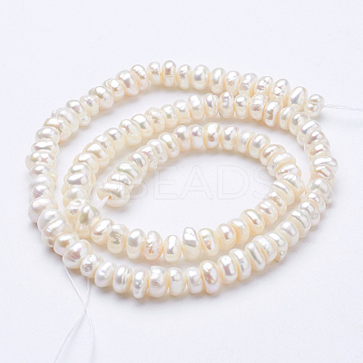 Natural Cultured Freshwater Pearl Beads Strands PEAR-F004-24-1