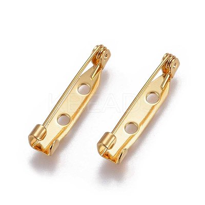 304 Stainless Steel Brooch Findings X-STAS-L221-01B-1