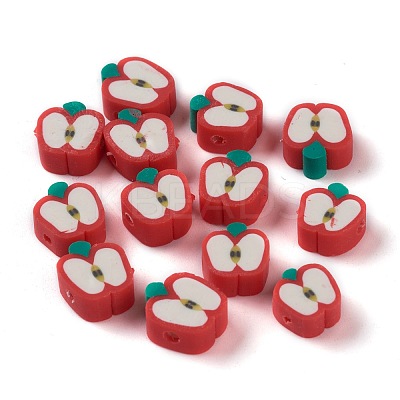 Handmade Polymer Clay Beads X-CLAY-R069-01C-02-1