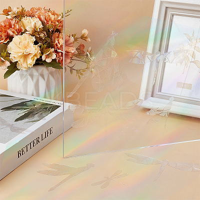 PVC Waterproof Shopwindow Decorative Sticker DIY-WH20007-17M-1