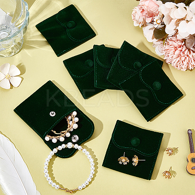 10Pcs Velvet Jewelry Pouches AJEW-NB0005-66I-1