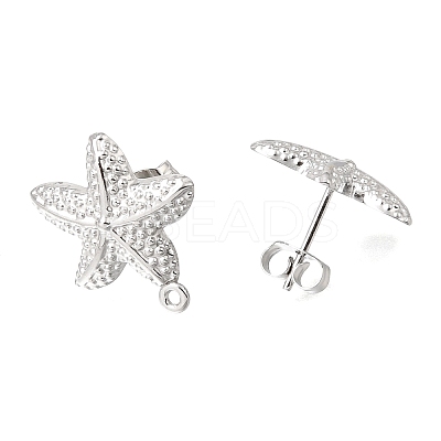 304 Stainless Steel Stud Earring Findings STAS-D391-03C-P-1