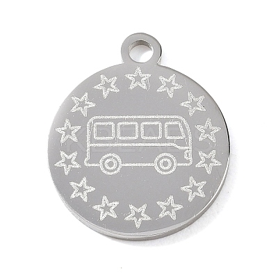 304 Stainless Steel Pendants SA-CBAE30B-03B-P-1