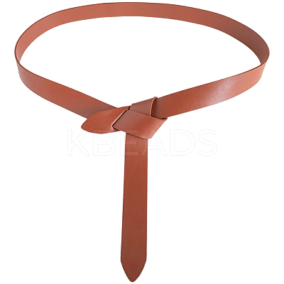1Pc PU Imitation Leather Knot Strap Belts AJEW-CL0001-42B-1