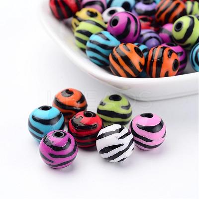 Opaque Acrylic Beads SACR-C020-51-1