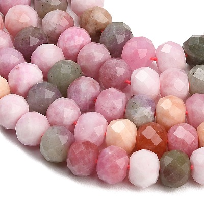 Faceted Dyed Natural White Jade Beads Strands GG-CBAE966-01B-J-1