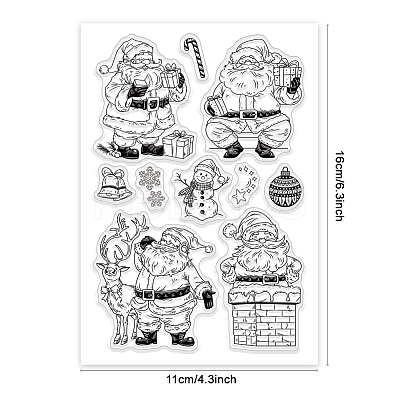 Custom Summer Theme PVC Plastic Clear Stamps DIY-WH0631-0412-1