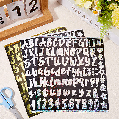 3 Colors PVC Self-Adhesive Label Stickers DIY-CP0011-35B-1