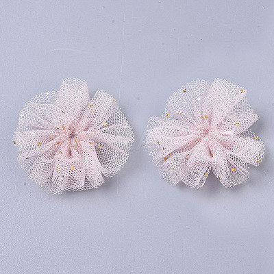 Organza Fabric Flowers FIND-R076-01G-1-1