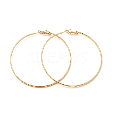 Rack Plating Brass Huggie Hoop Earrings EJEW-P226-18B-G-1