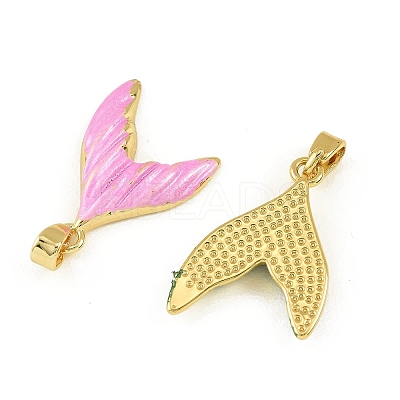 Brass Enamel Pendants KK-I477-07G-1