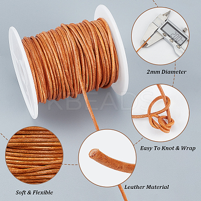 20M Round Cowhide Leather Cord WL-WH0015-01B-01-1