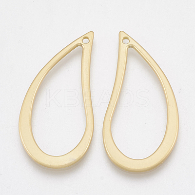 Smooth Surface Alloy Open Back Bezel Pendants X-PALLOY-S117-133-1