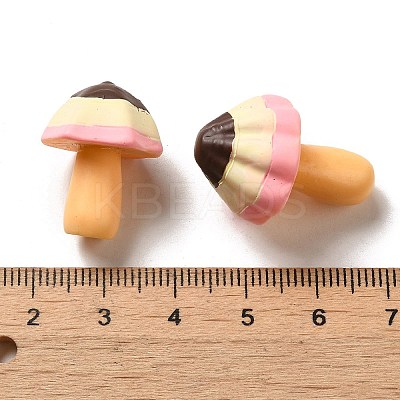 Opaque Resin 3D Mushroom Ornaments CRES-P033-03-1