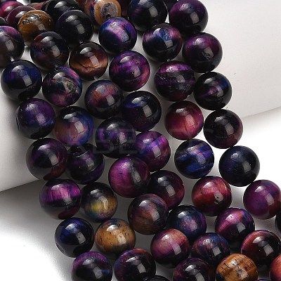 Natural Tiger Eye Beads Strands G-F591-18-12mm-10-1