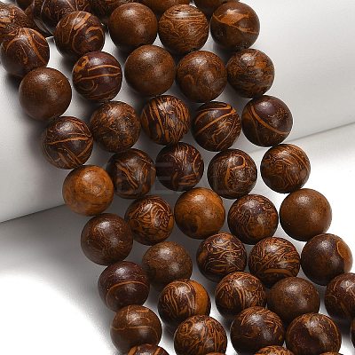 Natural Miriam Stone Beads Strands G-G0003-C05-12mm-1