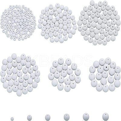 340Pcs Opaque Acrylic Beads MACR-CA0001-36-1
