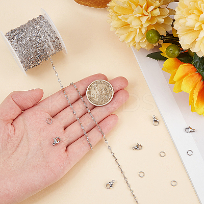 DIY Chain Bracelet Necklace Making Kit DIY-BBC0001-65-1