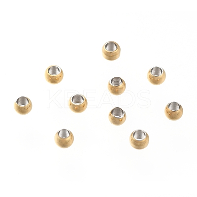 Ion Plating(IP) 304 Stainless Steel Spacer Beads STAS-L222-42A-G-1