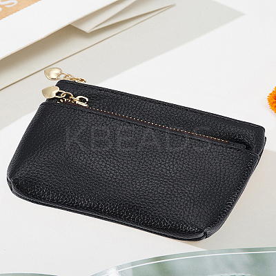 PU Leather Zipper Wallets ABAG-WH0048-35B-1