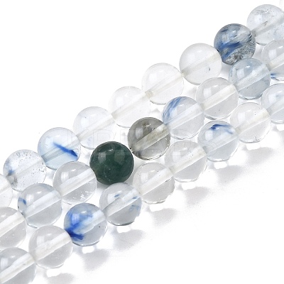 Watermelon Stone Glass Beads Strands G-L621-B07-6mm-1