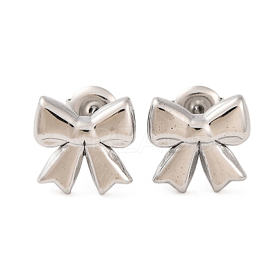 Non-Tarnish 304 Stainless Steel Stud Earrings EJEW-G395-37P-1