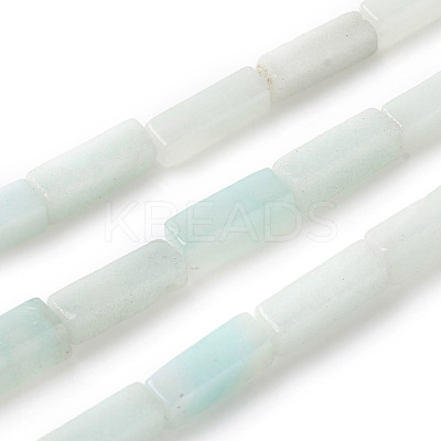 Natural Flower Amazonite Beads Strands G-G837-08-1