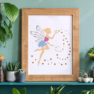 Plastic Reusable Drawing Painting Stencils Templates DIY-WH0172-326-1