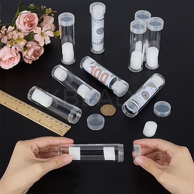 Column Plastic Coin Collections CON-WH0115-05B-1