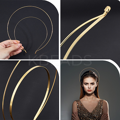 3Pcs Iron Hair Band Findings IFIN-BBC0001-02-1