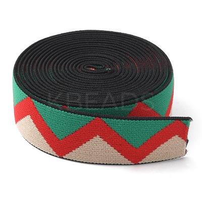Nylon Jacquard Ribbons OCOR-WH0058-54A-1