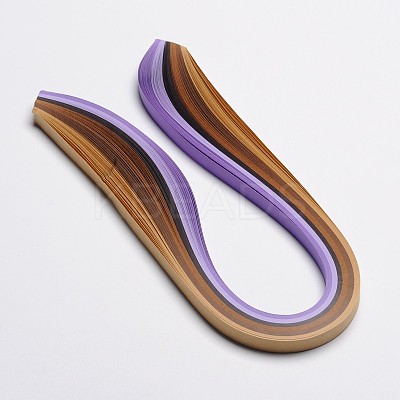 6 Colors Quilling Paper Strips DIY-J001-10mm-A06-1