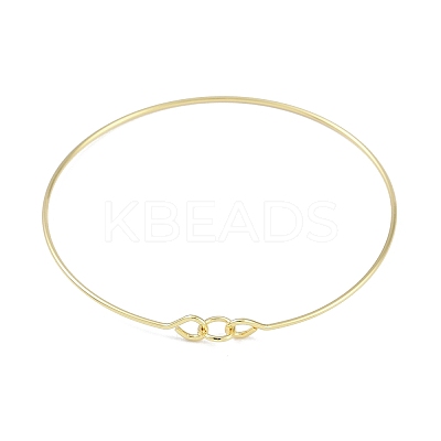 Brass Bangles for Women KK-U020-18G-1