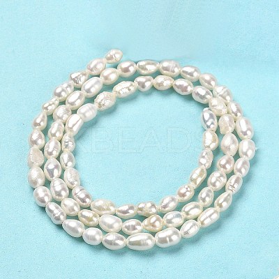 Natural Cultured Freshwater Pearl Beads Strands PEAR-E016-124-1