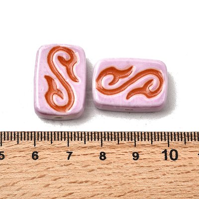 Handmade Porcelain Beads PORC-K010-02D-1