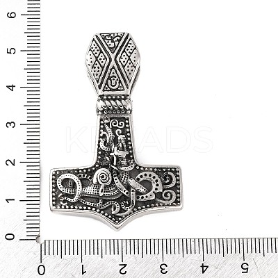 316 Surgical Stainless Steel Big Pendants STAS-Z073-02AS-02-1