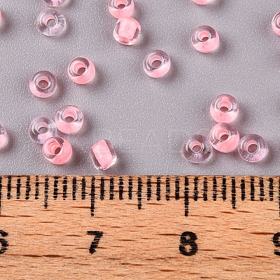 8/0 Transparent Glass Seed Beads SEED-F003-03B-15-1