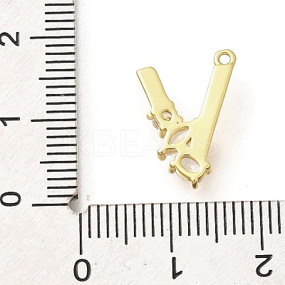 Brass Micro Pave Cubic Zirconia Pendants LS-KK-M310-01G-22-1
