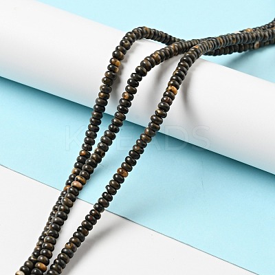 Natural Coffee Jasper Beads Strands G-C245-05-1