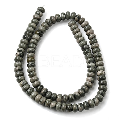 Natural Green Wood Lace Stone Wooden Jasper Beads Strands G-A280-A29-01-1