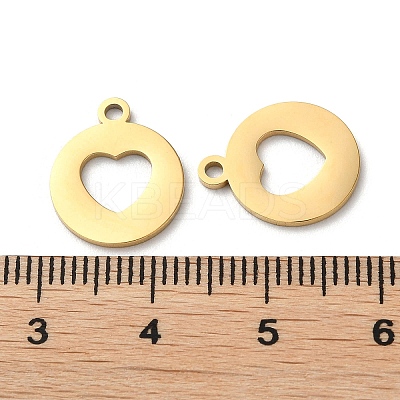 Ion Plating(IP) 304 Stainless Steel Charms STAS-Q303-11G-1