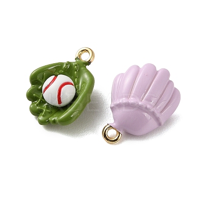 Alloy Enamel Pendants FIND-Z117-11G-1