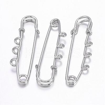 Iron Brooch Findings X-KK-Q491-N-1