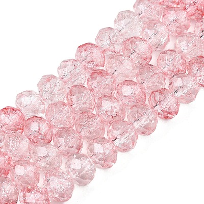 Transparent Glass Beads Strands GLAA-T023-10mm-A08-1