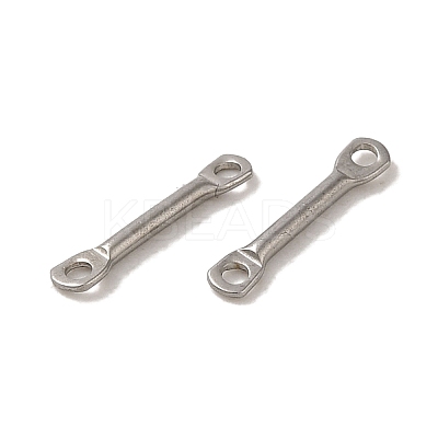 Non-Tarnish 304 Stainless Steel Connector Charms STAS-Q323-04B-P-1