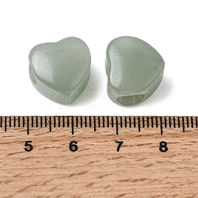 Natural Green Aventurine European Beads G-C269-01E-1