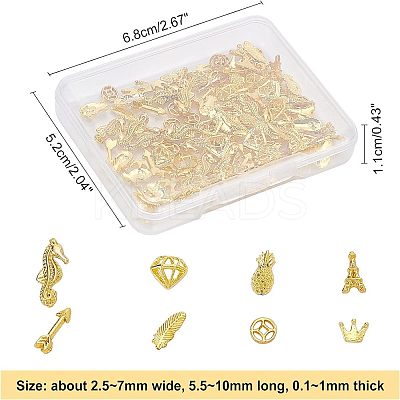 Alloy Cabochons PALLOY-OC0002-31G-1