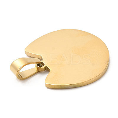 Ion Plating(IP) 304 Stainless Steel Pendants STAS-A086-04G-1
