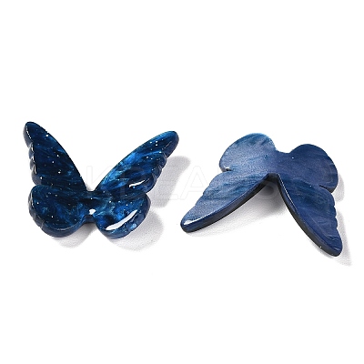 Opaque Resin Cabochons LS-RESI-I035-01G-1