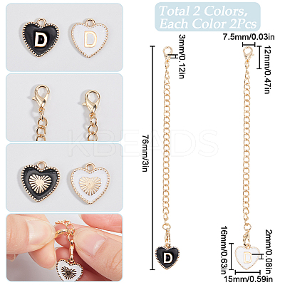 2 Sets Alloy Enamel Cup Pendant Decorations HJEW-SC0001-56D-1